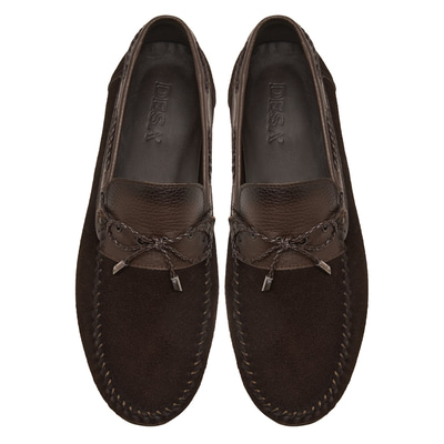 Mauro Kahve Erkek Süet Loafer