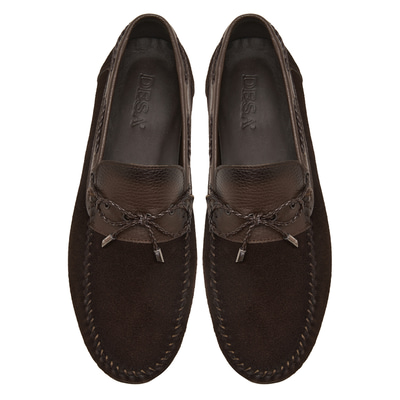 Mauro Kahve Erkek Süet Loafer