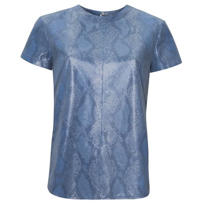 Mavi Grazia Kadın Deri Bluz