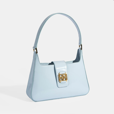 Mavi Kadın Deri Omuz Çantası