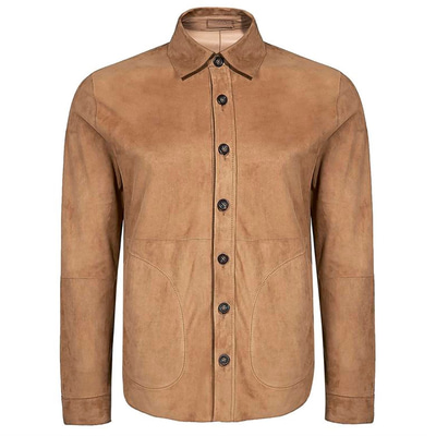 Maynor Erkek Çift Taraflı Deri Gömlek Ceket