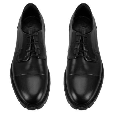 Melina Siyah Erkek Deri Klasik Ayakkabı