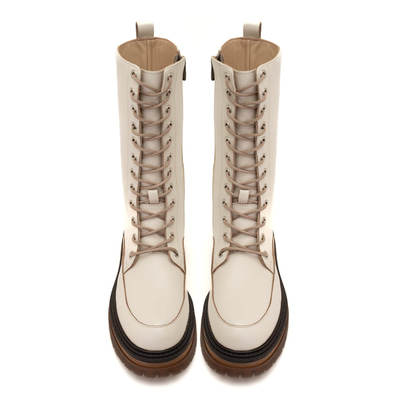 Melosa Ekru Kadın Deri Postal Bot