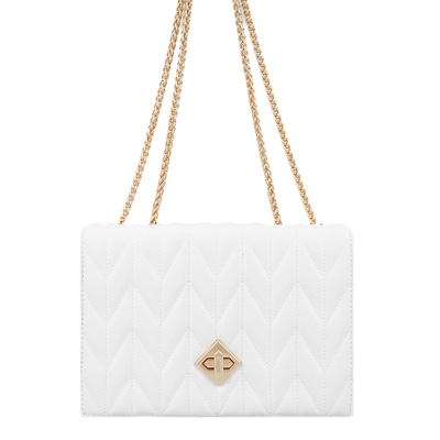 Meriem Beyaz Kadın Omuz Çantası