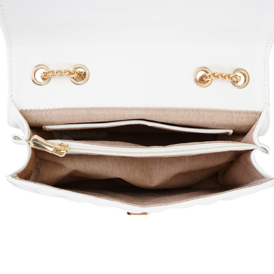 Meriem Beyaz Kadın Omuz Çantası