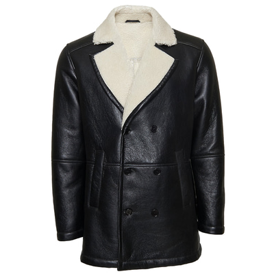 Merita Erkek Kruvaze Yaka Kürk Kaban