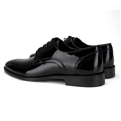 Merlin Siyah Erkek Klasik Rugan Deri Ayakkabı