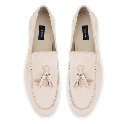 Miles Bej Erkek Nubuk Deri Loafer