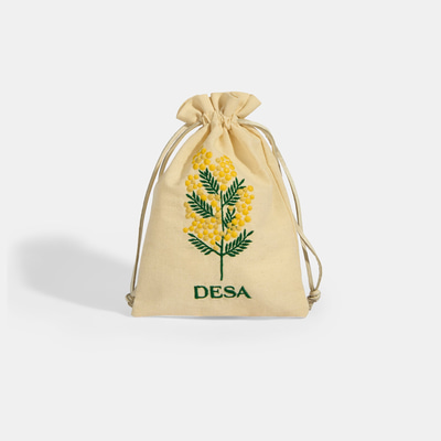 Mimoza Nakışlı Lavanta Kesesi