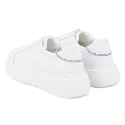 Miracle Beyaz Kadın Deri Spor Ayakkabı