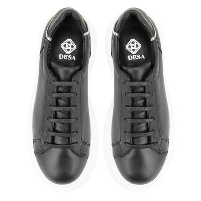 Miracle Siyah Kadın Deri Spor Ayakkabı