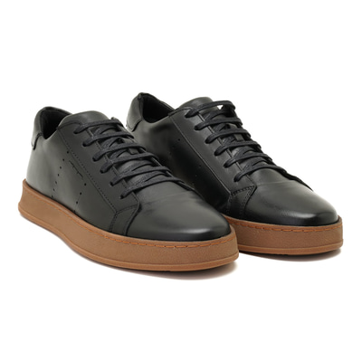 Mirela Siyah Erkek Deri Spor Ayakkabı