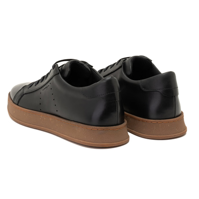 Mirela Siyah Erkek Deri Spor Ayakkabı