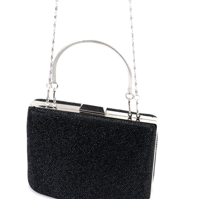 Missy Siyah Kadın Taşlı Gece Abiye Çanta