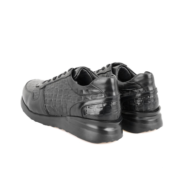 Monstex Siyah Erkek Deri Günlük Ayakkabı