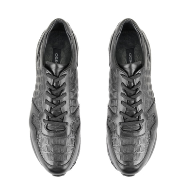 Monstex Siyah Erkek Deri Günlük Ayakkabı