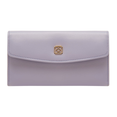 Mor Kadın Deri Cüzdan