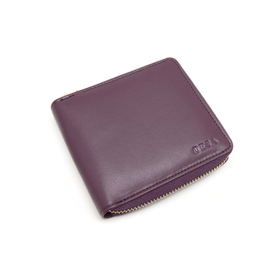 Mor Kadın Deri Cüzdan