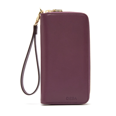 Mor Kadın Deri Cüzdan