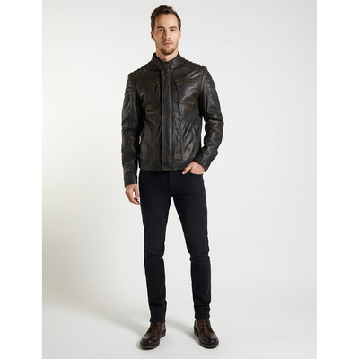 Nancy Vintage Erkek Deri Mont