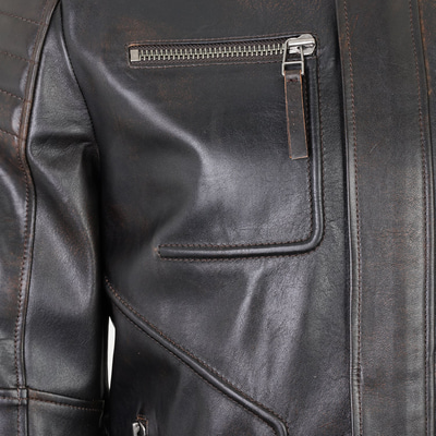 Nancy Vintage Erkek Deri Mont