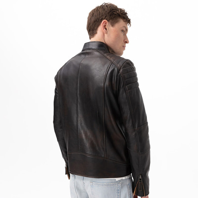 Nancy Vintage Erkek Deri Mont