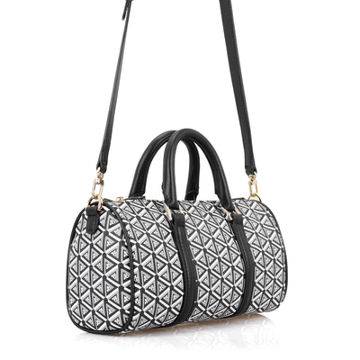 Narciso Siyah Kadın Monogram El Çantası