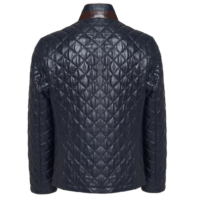 Nario Erkek Deri Kapitone Mont