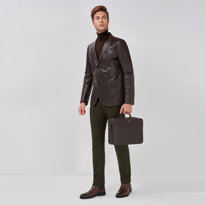 Nestor Erkek Deri Blazer Ceket