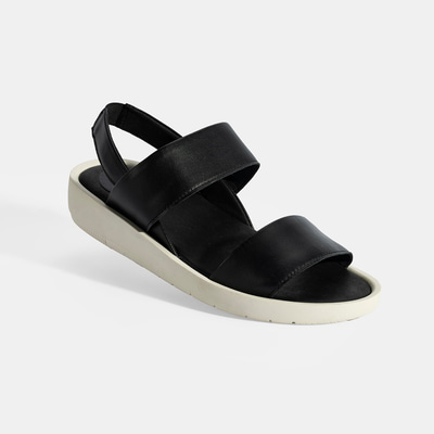 Nicole Siyah Kadın DesaComfort Deri Sandalet