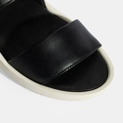 Nicole Siyah Kadın DesaComfort Deri Sandalet