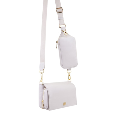 Nikoo Bej Kadın Deri Çapraz Omuz Çantası