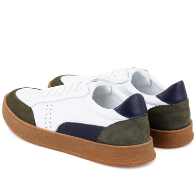 Nora Beyaz Erkek Deri Spor Ayakkabı