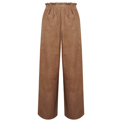 Norah Kadın Süet Bol Paça Pantolon