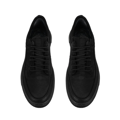 Norton Siyah Erkek Günlük Nubuk Deri Ayakkabı