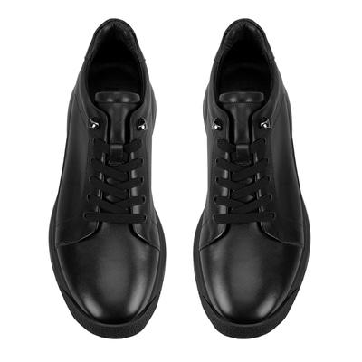 Noya Siyah Erkek Deri Spor Ayakkabı