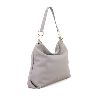 Oksana Gri Kadın Deri Omuz Çantası