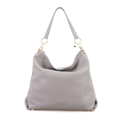 Oksana Gri Kadın Deri Omuz Çantası