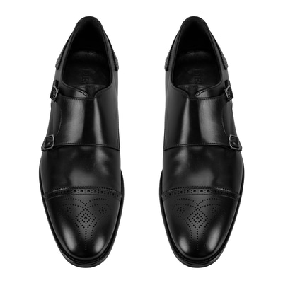 Olian Siyah Klasik Erkek Deri Ayakkabı