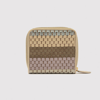 Örgü Desenli Kadın Deri Cüzdan