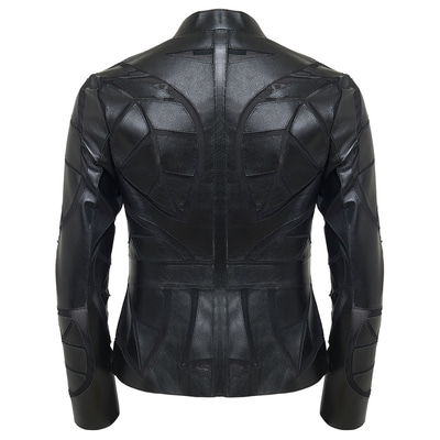 Origa Kadın Yaprak Panelli Deri Ceket