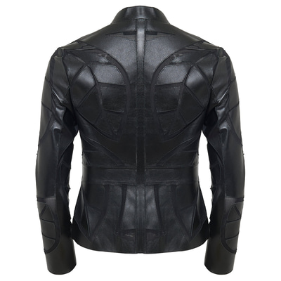 Origa Kadın Yaprak Panelli Deri Ceket