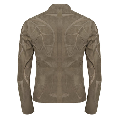 Origa Kadın Yaprak Panelli Deri Ceket