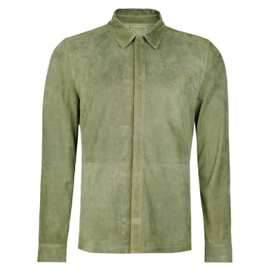 Osvaldo Yeşil Erkek Süet Gömlek