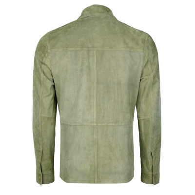 Osvaldo Yeşil Erkek Süet Gömlek