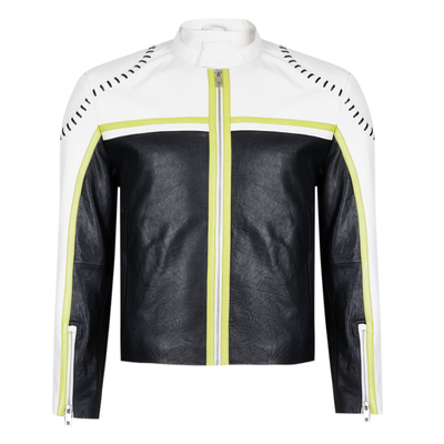 Ottone Yeşil Erkek Deri Ceket