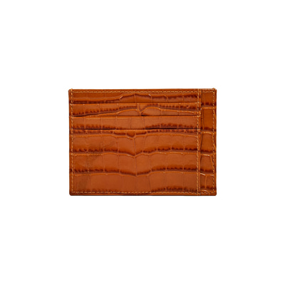 Pablo Erkek Kroko Baskılı Deri Kartlık