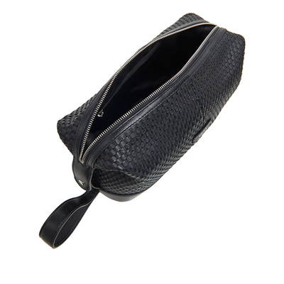 Pacher Erkek Örgü Deri Traş Çantası