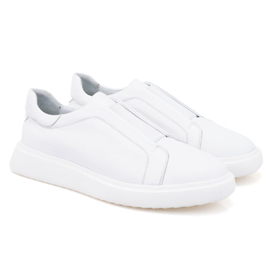 Padere Beyaz Erkek Deri Spor Ayakkabı