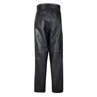 Pasquale Siyah Erkek Deri Pantolon